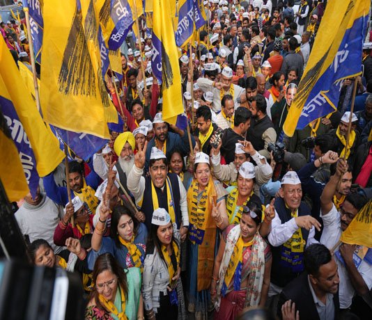 AAP roadshow MCD polls